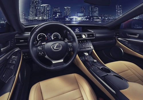 Lexus rc coupe thêm màu đỏ tươi