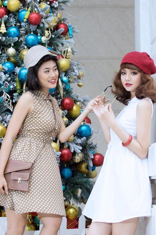 Mặc đón giáng sinh đơn giản mà đẹp