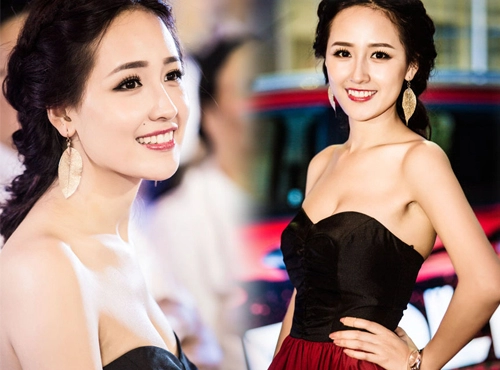 Mai phương thúy khoe vòng 1 hút mắt với váy cúp ngực