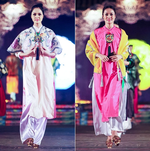 Mãn nhãn ngắm thiết kế áo dài tại festival huế