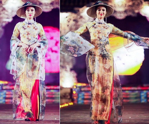 Mãn nhãn ngắm thiết kế áo dài tại festival huế