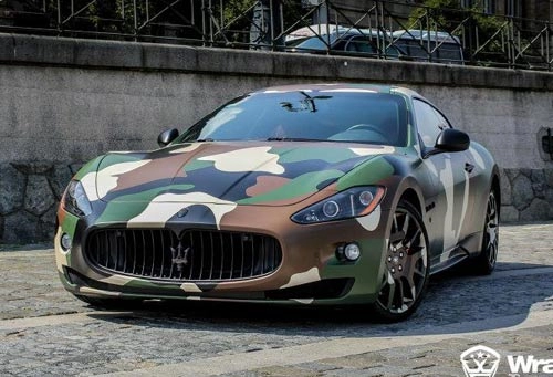 Maserati granturismo s phong cách quân đội