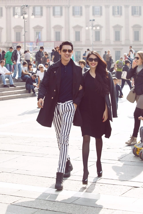 Mẫu việt sành điệu trên đường phố milan
