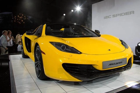  mclaren 12c spider ra mắt công chúng 