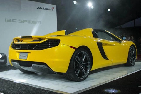  mclaren 12c spider ra mắt công chúng 