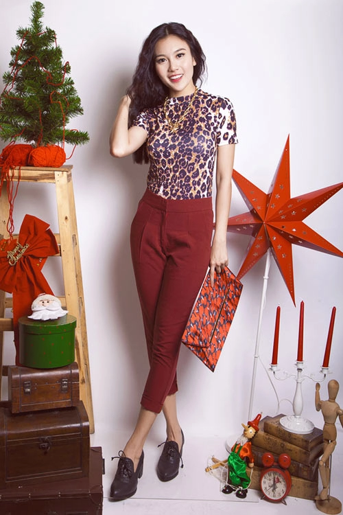 Mẹo cho thiếu nữ việt nổi bật mùa giáng sinh