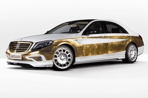 Mercedes-benz s-class dát 1000 tấm vàng lá