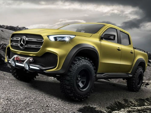 Mercedes-benz x-class rò rỉ khiến vua bán tải f-150 sợ