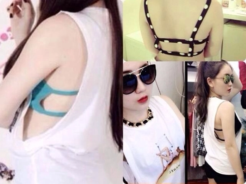 Mốt hở áo ngực đang hút phái đẹp trẻ tuổi