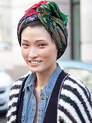 Mùa thu xốn xang cảm xúc với mũ turban