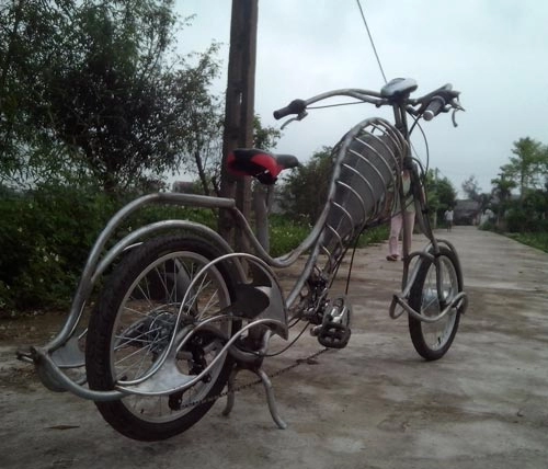 Ngắm xe độ phong cách chopper tại nam định