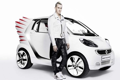  nhà thiết kế của lady gaga độ smart fortwo 