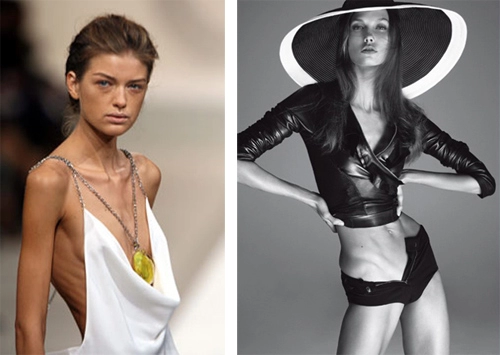 Những bộ xương di động trên sàn catwalk