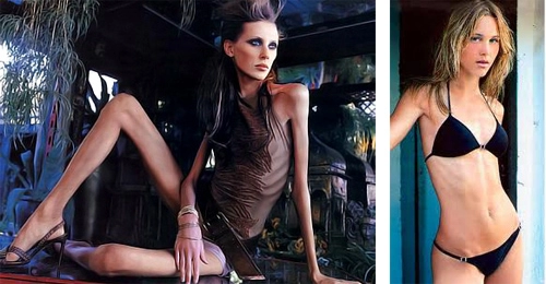 Những bộ xương di động trên sàn catwalk