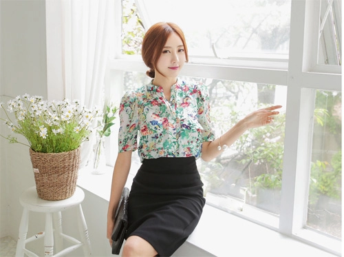 Những kiểu sơ mi tuyệt xinh đành cho ngày nóng