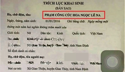 Những mẫu tên độc lạ chỉ có ở việt nam thời nay đố ai dám đặt cho con