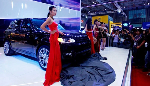  range rover sport ra mắt tại việt nam motor show 2013 