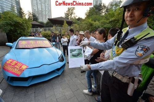  rao bán lamborghini nhái trên phố 