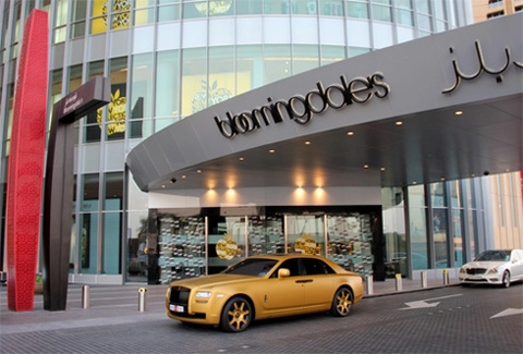  rolls-royce ghost mạ vàng ở dubai 