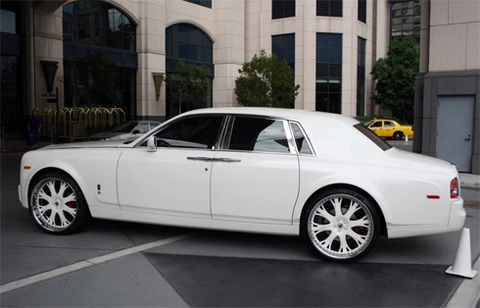  rolls-royce phantom độ toàn trắng 