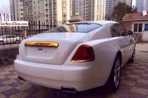 Rolls-royce wraith mạ vàng độc đáo