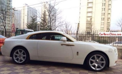 Rolls-royce wraith mạ vàng độc đáo