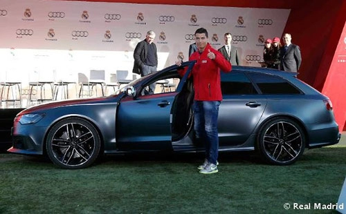 Ronaldo được tặng siêu xe audi rs6 avant