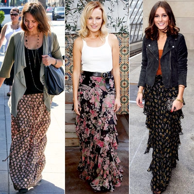 Sao chống nắng sành điệu với maxi skirt