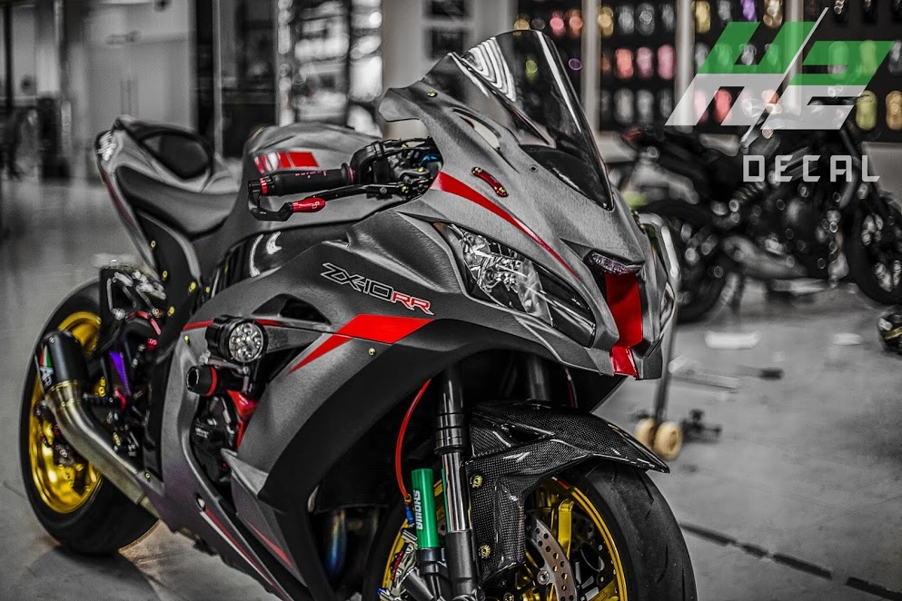 Siêu phẩm tốc độ zx10r tiếp tục chào sân bản độ mới