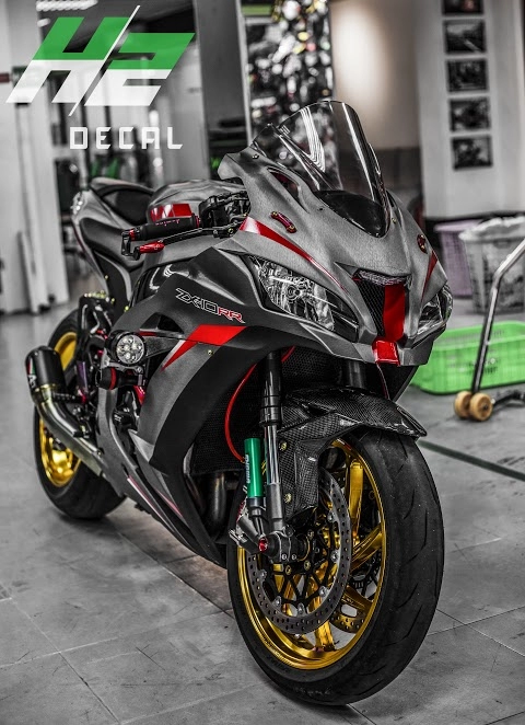 Siêu phẩm tốc độ zx10r tiếp tục chào sân bản độ mới