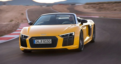 Siêu xe audi r8 v10 plus spyder 2017 giá gần 4 tỷ đồng