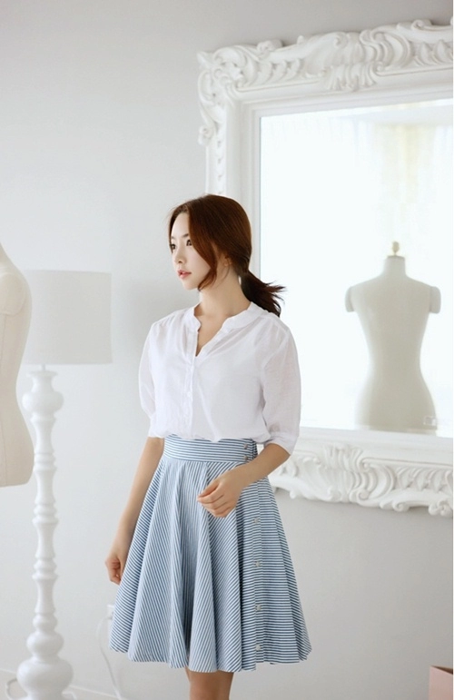 Sơ mi trắng vũ khí lợi hại của nữ công sở
