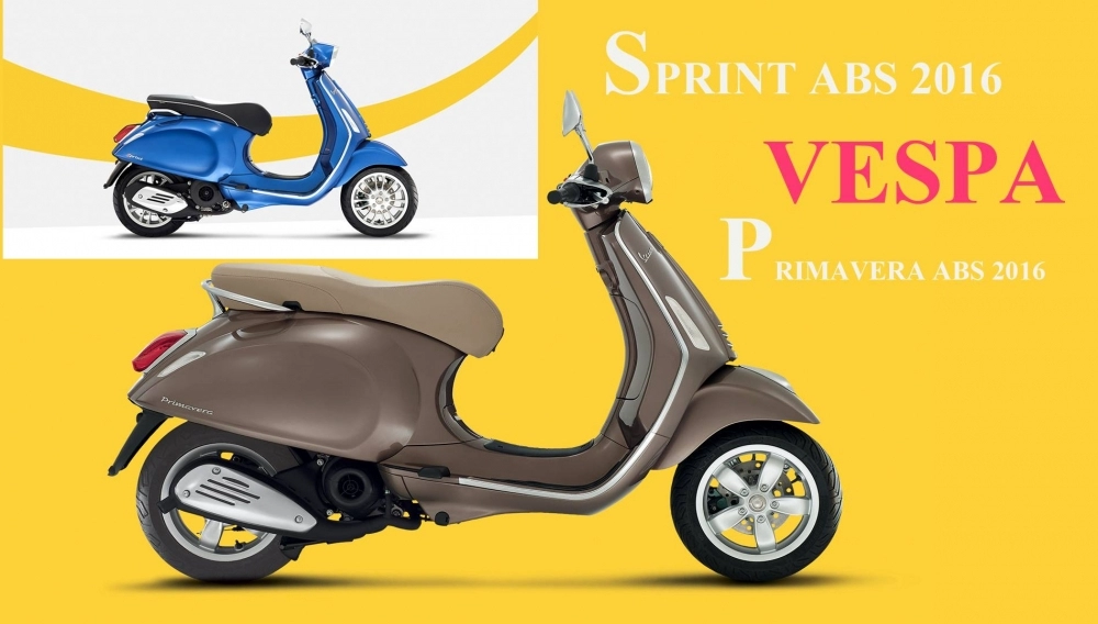 So sánh xe vespa sprint abs và vespa primavera abs