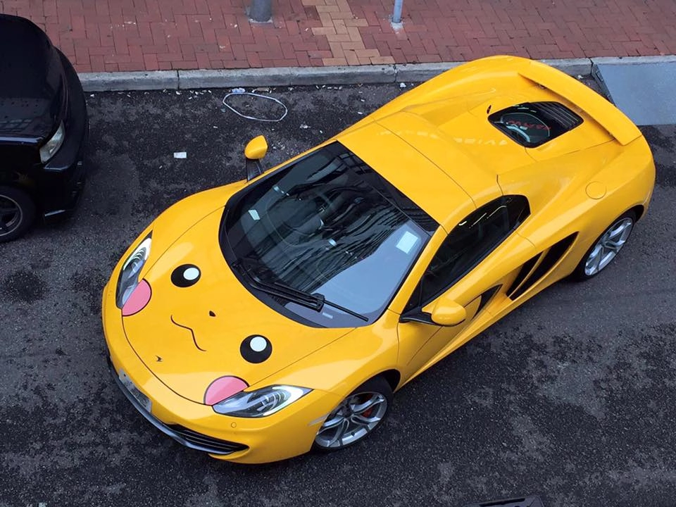 Soi mclaren 12c phong cách pokemon