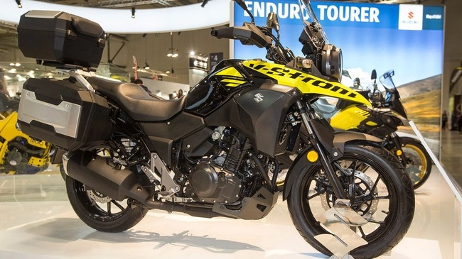 Suzuki dl250 v-strom 2017 mẫu xe đa địa hình cỡ nhỏ vừa được ra mắt tại eicma 2016