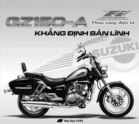  suzuki việt nam trình làng xe suzuki gz 150-a 