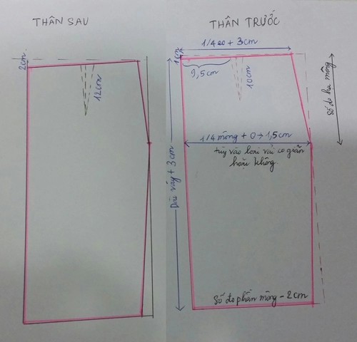 Thật dễ để tự may chân vay công sở thanh lịch