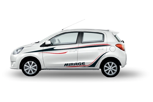  thiết kế decal cá tính cho dòng mitsubishi mirage 