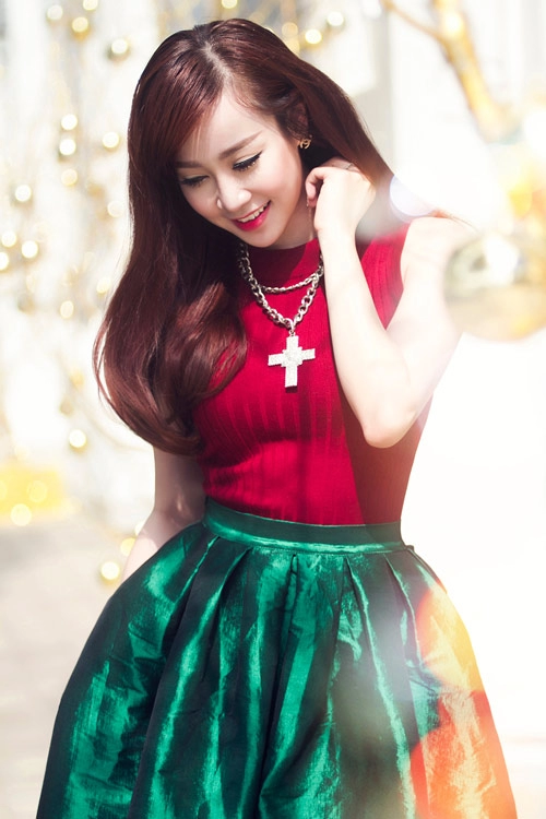 Thiếu nữ sài gòn sành điệu đón noel