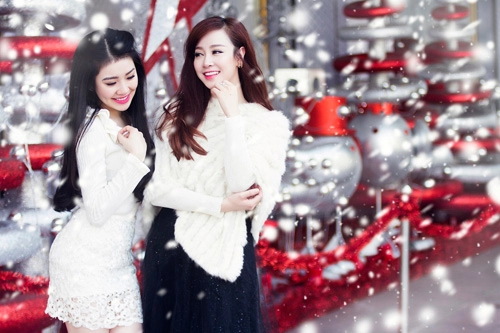 Thiếu nữ sài gòn sành điệu đón noel