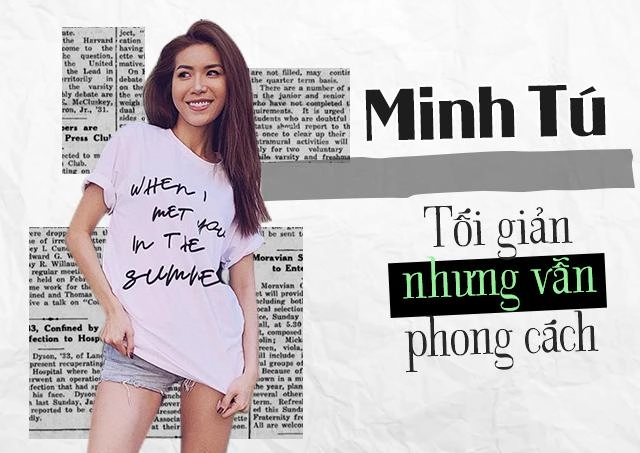 Thử thách phối đồ h hen niê minh tú lilly nguyễn trổ tài với chiếc áo thun 300k