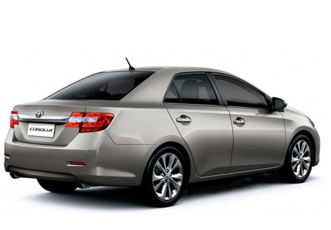  toyota corolla altis thế hệ mới xuất hiện vào 2013 