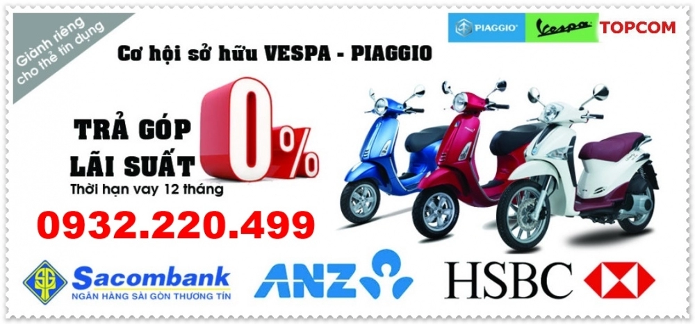 Trả góp vespa nam kỳ khởi nghĩa