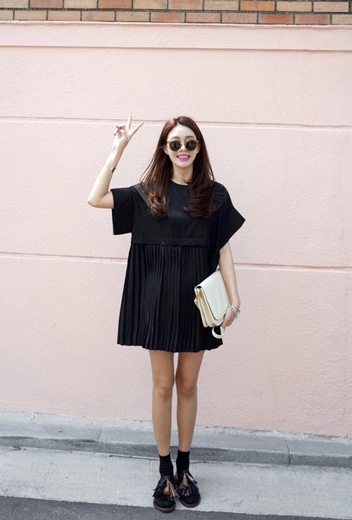 Váy 2 trong 1 cho nàng mi nhon và cả mẹ bầu