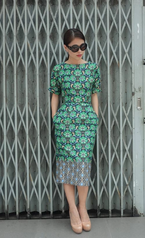 Váy áo sành điệu của nữ giám đốc sài thành