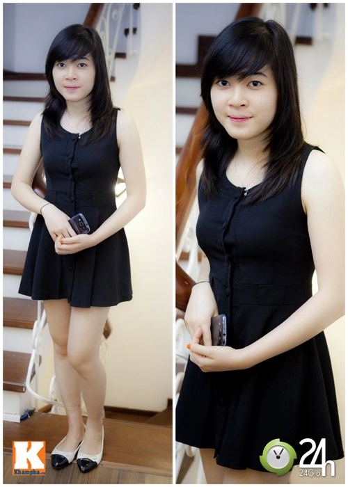 Váy liền đơn sắc đón thu về