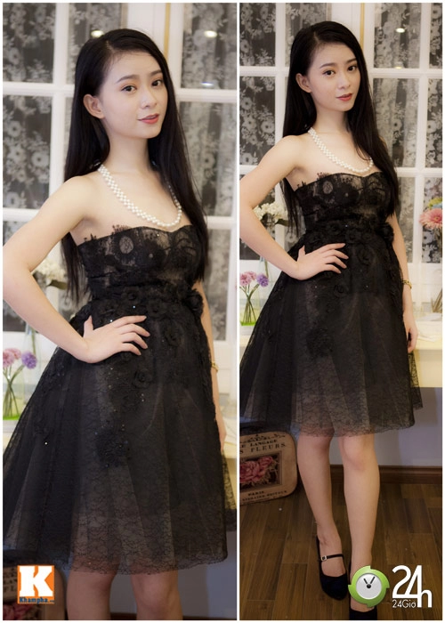 Váy liền đơn sắc đón thu về