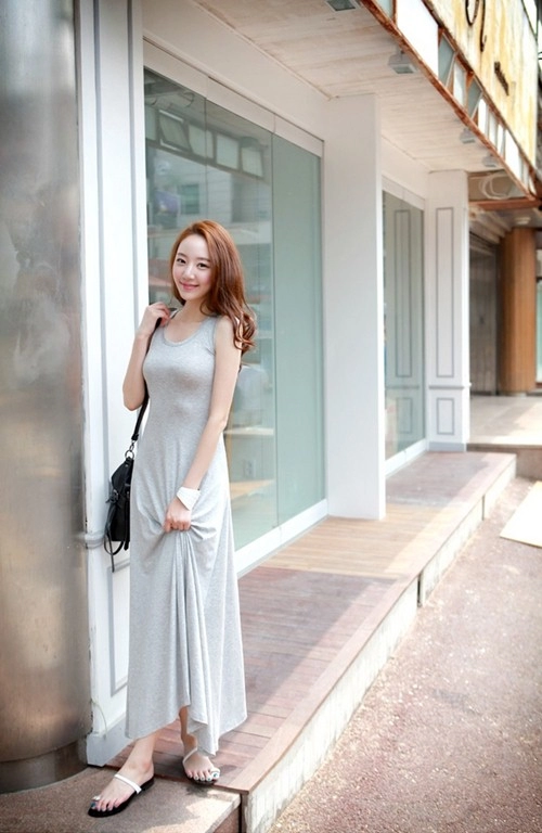 Váy maxi thách thức mùa nắng