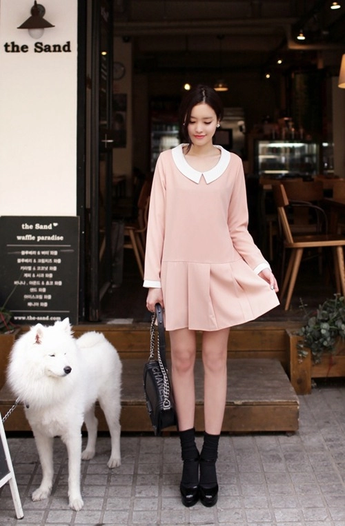 Váy suông xóa tan nỗi lo bụng béo