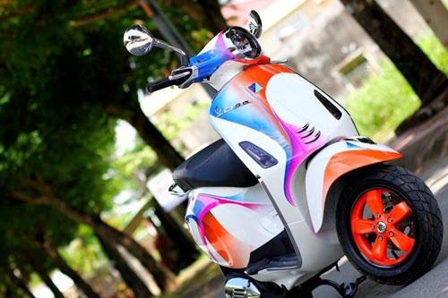 Vespa primavera sơn phối màu hình nền điện thoại sony